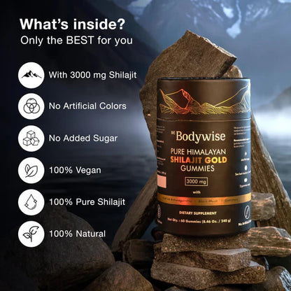 Pure Himalayan Shilajit Gummies: Energía Natural y Bienestar en Cada Mordida