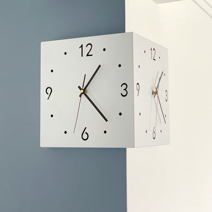 BEAUTY WATCH - Nuevo reloj de pared lámpara luminosa creativa de doble cara para la esquina de la sala de estar