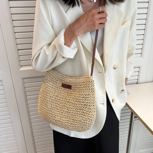 Bolso Elegante de Mimbre